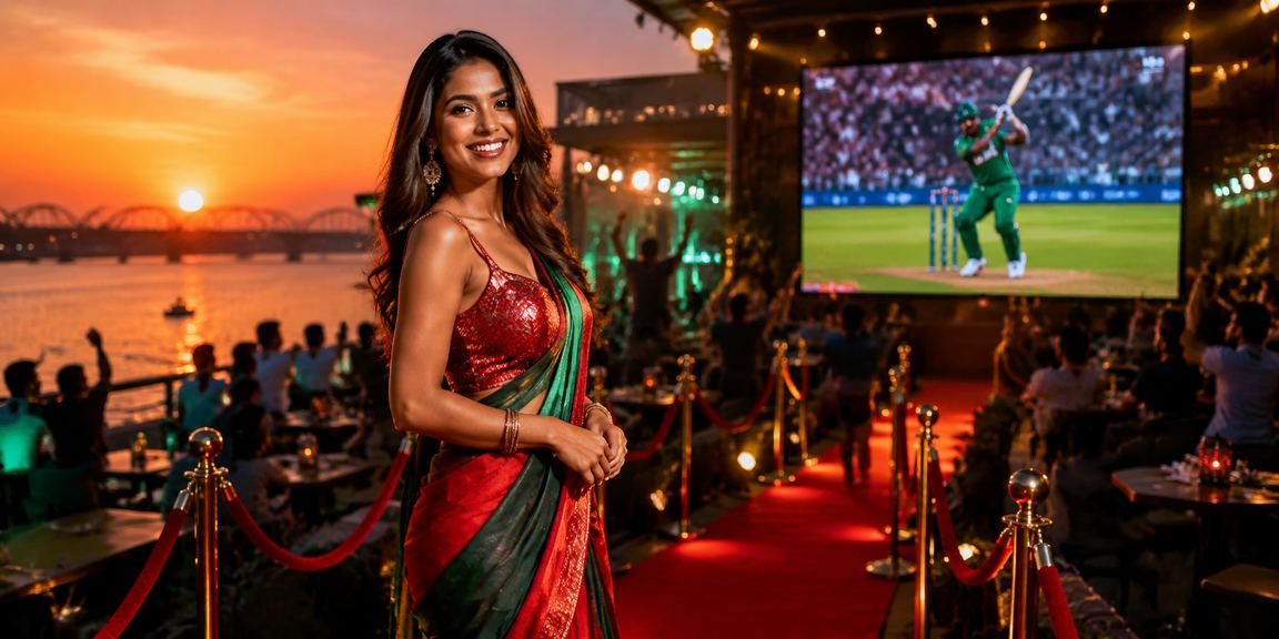 রাজশাহীতে ক্রিকেট বেটিং করছেন একজন মডেল