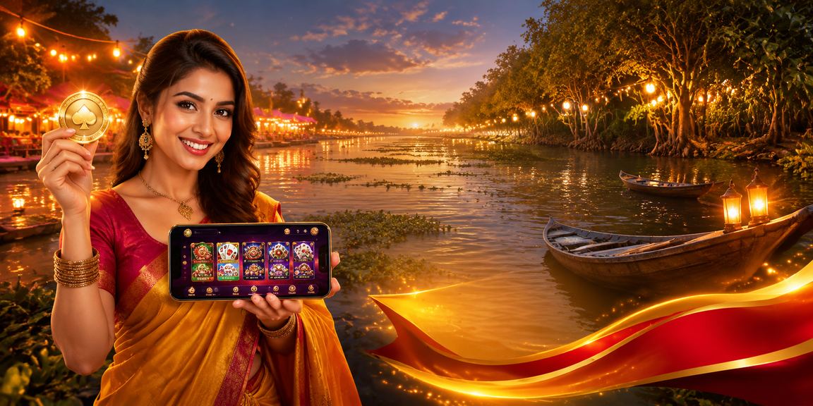 সুন্দরবনের রাতের বাজারে মোবাইল ক্যাসিনো